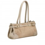 Shopper Velours Beige, Farbe: beige, Marke: Hausfelder Manufaktur, EAN: 4065646027602, Abmessungen in cm: 32x16.5x11.5, Bild 2 von 7