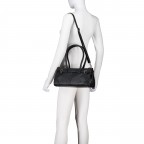 Shopper Dollaro Schwarz, Farbe: schwarz, Marke: Hausfelder Manufaktur, EAN: 4065646027695, Abmessungen in cm: 32x16.5x11.5, Bild 5 von 7