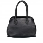 Tasche Dollaro Schwarz, Farbe: schwarz, Marke: Hausfelder Manufaktur, EAN: 4065646027794, Abmessungen in cm: 26.5x18.5x17, Bild 3 von 7
