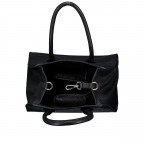 Tasche Dollaro Schwarz, Farbe: schwarz, Marke: Hausfelder Manufaktur, EAN: 4065646027794, Abmessungen in cm: 26.5x18.5x17, Bild 7 von 7