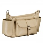 Beuteltasche Dollaro Utility Bag Light Taupe, Farbe: taupe/khaki, Marke: Hausfelder Manufaktur, EAN: 4065646027923, Abmessungen in cm: 36x19x15, Bild 2 von 7