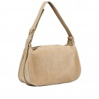 Umhängetasche Velours Beige, Farbe: beige, Marke: Hausfelder Manufaktur, EAN: 4065646027947, Abmessungen in cm: 28x17x9.5, Bild 2 von 7