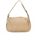 Umhängetasche Velours Beige, Farbe: beige, Marke: Hausfelder Manufaktur, EAN: 4065646027947, Abmessungen in cm: 28x17x9.5, Bild 3 von 7