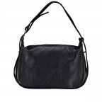 Umhängetasche Dollaro Schwarz, Farbe: schwarz, Marke: Hausfelder Manufaktur, EAN: 4065646028012, Abmessungen in cm: 28x17x9.5, Bild 1 von 6