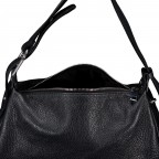 Umhängetasche Dollaro Schwarz, Farbe: schwarz, Marke: Hausfelder Manufaktur, EAN: 4065646028012, Abmessungen in cm: 28x17x9.5, Bild 6 von 6