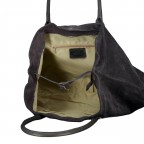 Shopper Velours variabel in der Form Dunkelgrau, Farbe: grau, Marke: Hausfelder Manufaktur, EAN: 4065646028036, Abmessungen in cm: 40x25x10.5, Bild 9 von 9