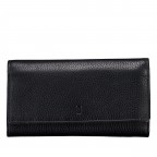 Geldbörse mit RFID-Schutz Black, Farbe: schwarz, Marke: Hausfelder Manufaktur, EAN: 4065646026148, Abmessungen in cm: 19x10.5x2.5, Bild 1 von 4