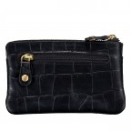 Schlüsselanhänger Kroko Black, Farbe: schwarz, Marke: Hausfelder Manufaktur, EAN: 4065646026254, Abmessungen in cm: 12x8x1.5, Bild 3 von 4