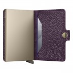 Geldbörse Miniwallet Pebble mit RFID-Schutz Grape, Farbe: flieder/lila, Marke: Secrid, EAN: 8721077501000, Abmessungen in cm: 6.5x10.2x2.1, Bild 4 von 5