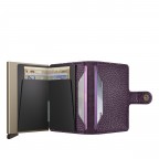Geldbörse Miniwallet Pebble mit RFID-Schutz Grape, Farbe: flieder/lila, Marke: Secrid, EAN: 8721077501000, Abmessungen in cm: 6.5x10.2x2.1, Bild 3 von 5