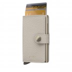 Geldbörse Miniwallet Pebble mit RFID-Schutz Latte, Farbe: beige, Marke: Secrid, EAN: 8721077501017, Abmessungen in cm: 6.5x10.2x2.1, Bild 5 von 5