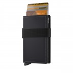 Geldbörse Bandwallet Matte Black Black, Farbe: schwarz, Marke: Secrid, EAN: 8721077500942, Abmessungen in cm: 6.8x10.3x1.9, Bild 5 von 5