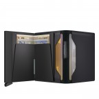 Geldbörse Bandwallet Matte Black Black, Farbe: schwarz, Marke: Secrid, EAN: 8721077500942, Abmessungen in cm: 6.8x10.3x1.9, Bild 4 von 5