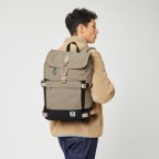 Rucksack Commuter mit Laptopfach 13 Zoll Sand, Farbe: beige, Marke: Faguo, EAN: 3666868053755, Abmessungen in cm: 27.5x43x11, Bild 5 von 8