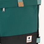 Rucksack Commuter mit Laptopfach 13 Zoll Grün, Farbe: grün/oliv, Marke: Faguo, EAN: 3666868053762, Abmessungen in cm: 27.5x43x11, Bild 8 von 8