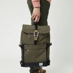 Rucksack Commuter mit Laptopfach 13 Zoll OLiv, Farbe: grün/oliv, Marke: Faguo, EAN: 3666868053779, Abmessungen in cm: 27.5x43x11, Bild 4 von 8