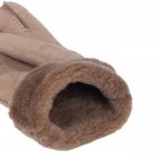 Handschuhe Ilvy Lammfell für Damen Größe 7,5 Nougat, Farbe: taupe/khaki, Marke: Kessler, EAN: 4250042541979, Bild 3 von 4