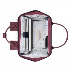 Rucksack Adventurer Medium Dehli mit zwei auswechselbaren Vortaschen Weinrot, Farbe: rot/weinrot, Marke: Cabaia, EAN: 3701328346371, Abmessungen in cm: 27x41x16, Bild 8 von 10