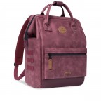Rucksack Adventurer Medium Dehli mit zwei auswechselbaren Vortaschen Weinrot, Farbe: rot/weinrot, Marke: Cabaia, EAN: 3701328346371, Abmessungen in cm: 27x41x16, Bild 4 von 10