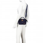 Umhängetasche Crossbody S Nara Dunkelblau, Farbe: blau/petrol, Marke: Cabaia, EAN: 3667022022044, Abmessungen in cm: 18x14x7.5, Bild 4 von 5