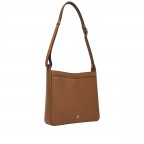 Beuteltasche Pura M Cognac Brown, Farbe: cognac, Marke: AIGNER, EAN: 4055539650314, Abmessungen in cm: 26x27x8, Bild 3 von 6