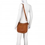 Beuteltasche Tivra Cognac, Farbe: cognac, Marke: The Chesterfield Brand, EAN: 8719241126197, Abmessungen in cm: 28x23x7, Bild 5 von 9