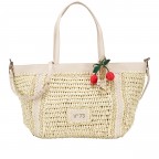 Shopper Alisya Off White, Farbe: beige, Marke: V°73, EAN: 8051941024671, Abmessungen in cm: 35x30x17.5, Bild 1 von 7