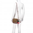 Umhängetasche Alisya Moro, Farbe: braun, Marke: V°73, EAN: 8051941024756, Abmessungen in cm: 20.5x17x7, Bild 4 von 6