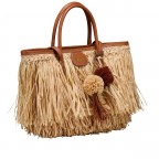 Shopper Domitilla Naturale Cuoio, Farbe: cognac, Marke: V°73, EAN: 8051941026743, Abmessungen in cm: 25x25x15, Bild 2 von 7