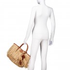 Shopper Domitilla Naturale Cuoio, Farbe: cognac, Marke: V°73, EAN: 8051941026743, Abmessungen in cm: 25x25x15, Bild 4 von 7