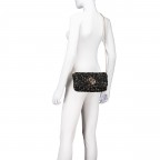 Umhängetasche / Clutch Greta Nero, Farbe: schwarz, Marke: V°73, EAN: 8051941026637, Abmessungen in cm: 22x14x4.5, Bild 5 von 6