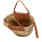 Korbtasche Vanna Cuoio Naturale, Farbe: cognac, Marke: V°73, EAN: 8051941026286, Abmessungen in cm: 22x22.5x18.5, Bild 8 von 8