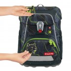 Schulranzen Fit Set 5-teilig Danger Cat Chiko, Farbe: grau, Marke: Step by Step, EAN: 4047443543905, Abmessungen in cm: 28x37.5x20, Bild 3 von 16