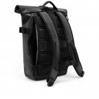 Rucksack Luminite Rolltop Lite mit Laptopfach 16 Zoll Black, Farbe: schwarz, Marke: OAK25, EAN: 4070402000201, Abmessungen in cm: 24.5x44x12.5, Bild 4 von 13