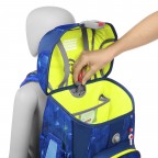 Schulranzen Cloud Set 5-teilig BLUE/Police Truck Charly, Farbe: blau/petrol, Marke: Step by Step, EAN: 4047443538987, Abmessungen in cm: 28x37.5x20, Bild 8 von 14