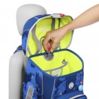 Schulranzen Cloud Special Edition Reflect Set 5-teilig Rocket Novo, Farbe: blau/petrol, Marke: Step by Step, EAN: 4047443539441, Abmessungen in cm: 28x37.5x20, Bild 8 von 16