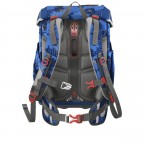 Schulranzen Cloud Special Edition Reflect Set 5-teilig Rocket Novo, Farbe: blau/petrol, Marke: Step by Step, EAN: 4047443539441, Abmessungen in cm: 28x37.5x20, Bild 6 von 16