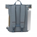 Rucksack Cycling mit Laptopfach 15 Zoll Medium Blue Melange, Farbe: blau/petrol, Marke: Faguo, EAN: 3666868072626, Abmessungen in cm: 28x46x12.5, Bild 3 von 6