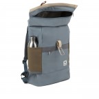 Rucksack Cycling mit Laptopfach 15 Zoll Medium Blue Melange, Farbe: blau/petrol, Marke: Faguo, EAN: 3666868072626, Abmessungen in cm: 28x46x12.5, Bild 2 von 6