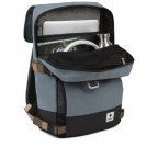 Rucksack Commuter mit Laptopfach 13 Zoll Medium Blue Melange, Farbe: blau/petrol, Marke: Faguo, EAN: 3666868072640, Abmessungen in cm: 27.5x43x11, Bild 3 von 7