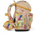 Schulranzen Cubo Set 5-teilig Modell 2026 FlowerpowBär, Farbe: beige, Marke: Ergobag, EAN: 4057081219483, Abmessungen in cm: 28x39x25, Bild 4 von 7