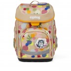 Schulranzen Cubo Set 5-teilig Modell 2026 FlowerpowBär, Farbe: beige, Marke: Ergobag, EAN: 4057081219483, Abmessungen in cm: 28x39x25, Bild 2 von 7