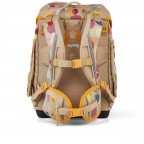 Schulranzen Cubo Set 5-teilig Modell 2026 FlowerpowBär, Farbe: beige, Marke: Ergobag, EAN: 4057081219483, Abmessungen in cm: 28x39x25, Bild 5 von 7