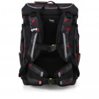Schulranzen Cubo Set 5-teilig Modell 2026 TaekBärdo, Farbe: schwarz, Marke: Ergobag, EAN: 4057081219414, Abmessungen in cm: 28x39x25, Bild 5 von 7