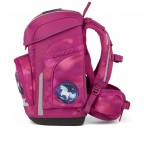 Schulranzen Cubo Set 5-teilig Modell 2026 MondzauBär, Farbe: rosa/pink, Marke: Ergobag, EAN: 4057081223565, Abmessungen in cm: 28x39x25, Bild 3 von 7