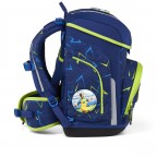 Schulranzen Cubo Color Flash Edition Set 5-teilig Modell 2026 SpitzenreitBär, Farbe: blau/petrol, Marke: Ergobag, EAN: 4057081219476, Abmessungen in cm: 28x39x25, Bild 4 von 7