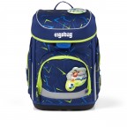 Schulranzen Cubo Color Flash Edition Set 5-teilig Modell 2026 SpitzenreitBär, Farbe: blau/petrol, Marke: Ergobag, EAN: 4057081219476, Abmessungen in cm: 28x39x25, Bild 2 von 7