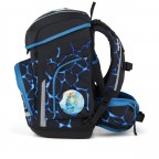 Schulranzen Cubo Color Flash Edition Set 5-teilig Modell 2026 Bärassic Garden, Farbe: blau/petrol, Marke: Ergobag, EAN: 4057081219544, Abmessungen in cm: 28x39x25, Bild 3 von 7