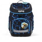 Schulranzen Cubo Color Flash Edition Set 5-teilig Modell 2026 Bärassic Garden, Farbe: blau/petrol, Marke: Ergobag, EAN: 4057081219544, Abmessungen in cm: 28x39x25, Bild 2 von 7