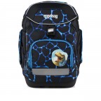 Schulranzen Pack Lumi Edition Set 6-teilig Modell 2025 DKLBLAU/Bärassic Garden, Farbe: blau/petrol, Marke: Ergobag, EAN: 4057081218356, Abmessungen in cm: 28x40x25, Bild 2 von 7